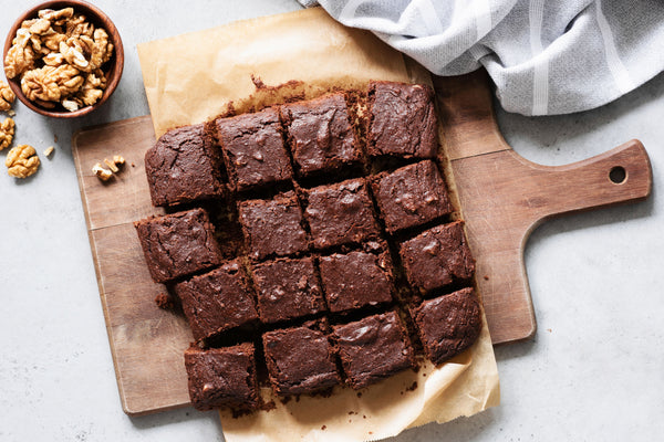 Matcha Brownies with Dark Chocolate